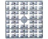 Pixelmatje XL zilver